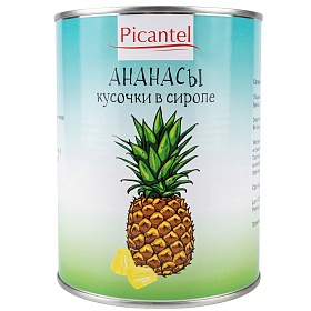 Ананас кусочки 3,06кг PICANTEL, Таиланд