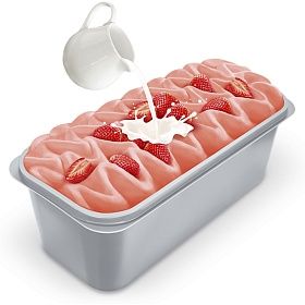 Мороженое клубничное с ЗМЖ От Деда Мороза Айсберри 2,2кг