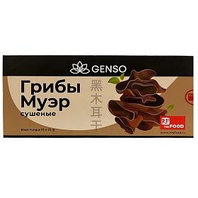 Грибы древесные Муэр Genso 250г, Китай