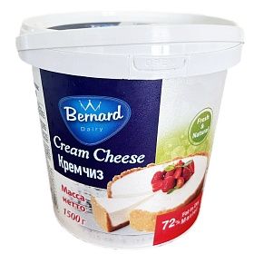 Сыр творожный 72% Bernard 1,5 кг, Иран Сыр творожный 72% Bernard 1,5 кг, Иран