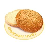 Булочка для бургера мини с кунжутом 65 мм (22г х 98 шт) Своя Пекарня зам., Россия